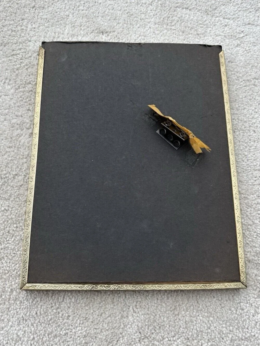 Vintage Brass Gold Frame With Decorative Edges